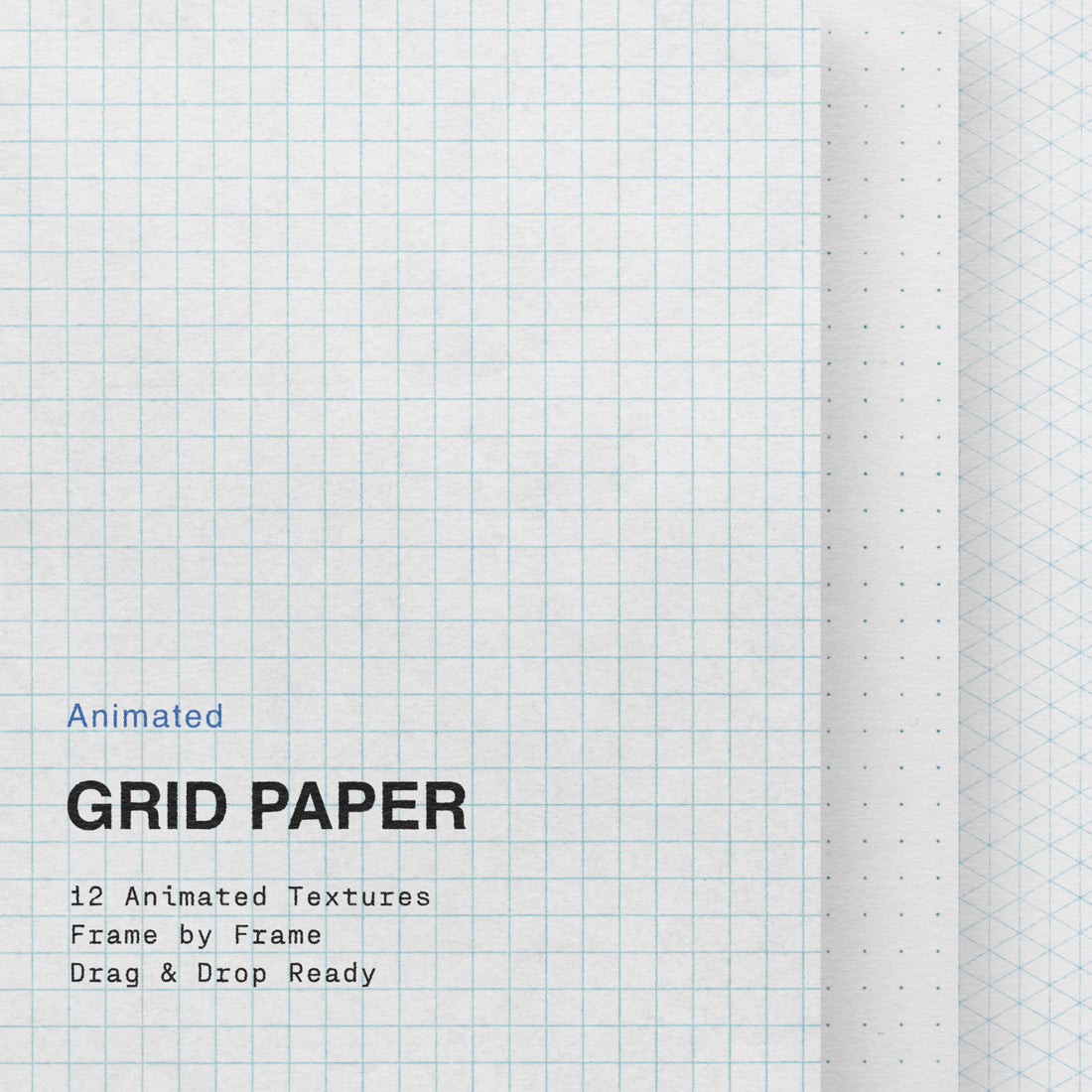 Animated Grid Paper Textures