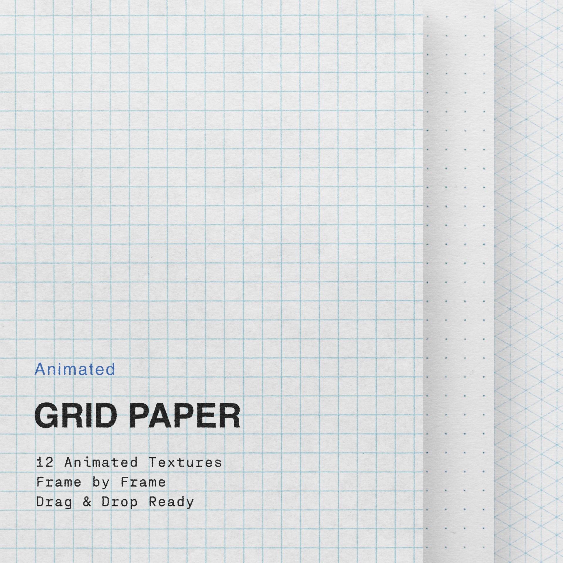 Animated Grid Paper Textures