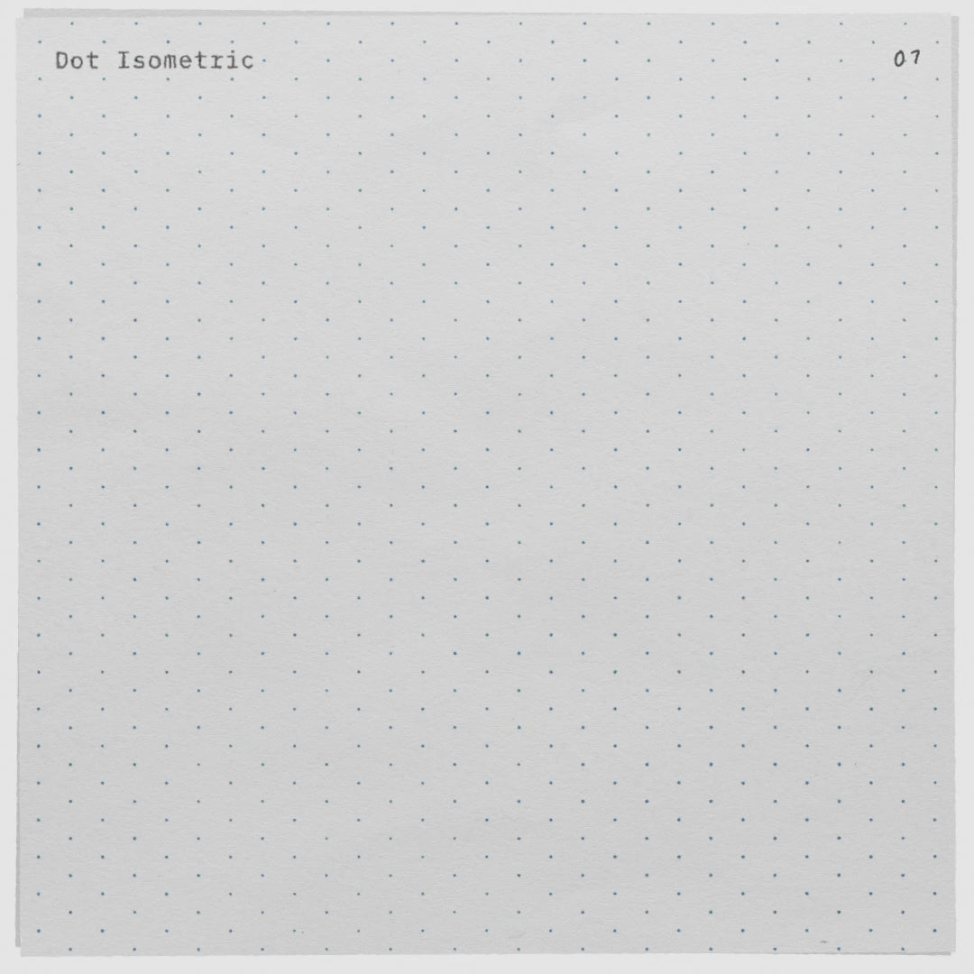 Looping close-up of the animated Dot Isometric paper texture