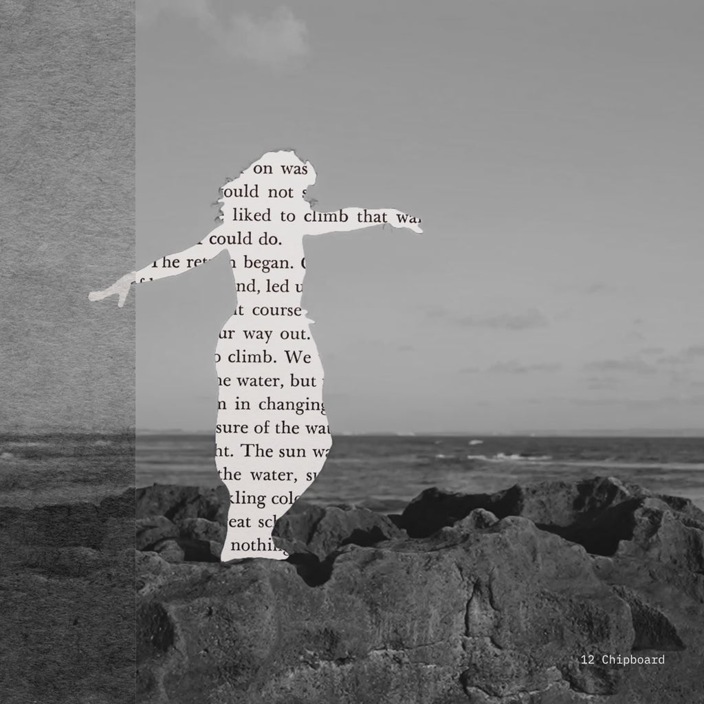 Before and after examples of the animated paper textures applied to footage and motion graphics