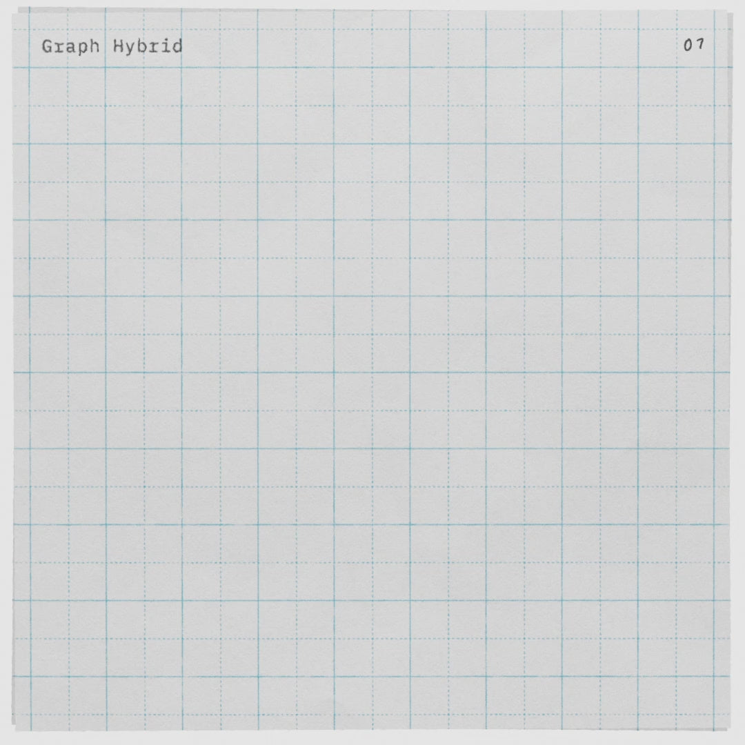 Looping close-up of the animated Graph Hybrid paper texture