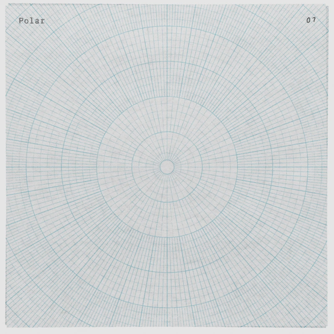 Looping close-up of the animated Polar paper texture