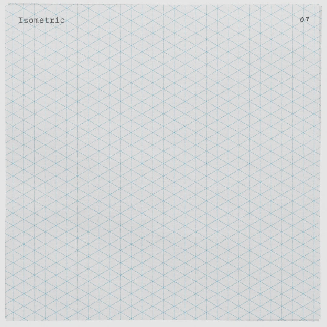 Looping close-up of the animated Isometric paper texture